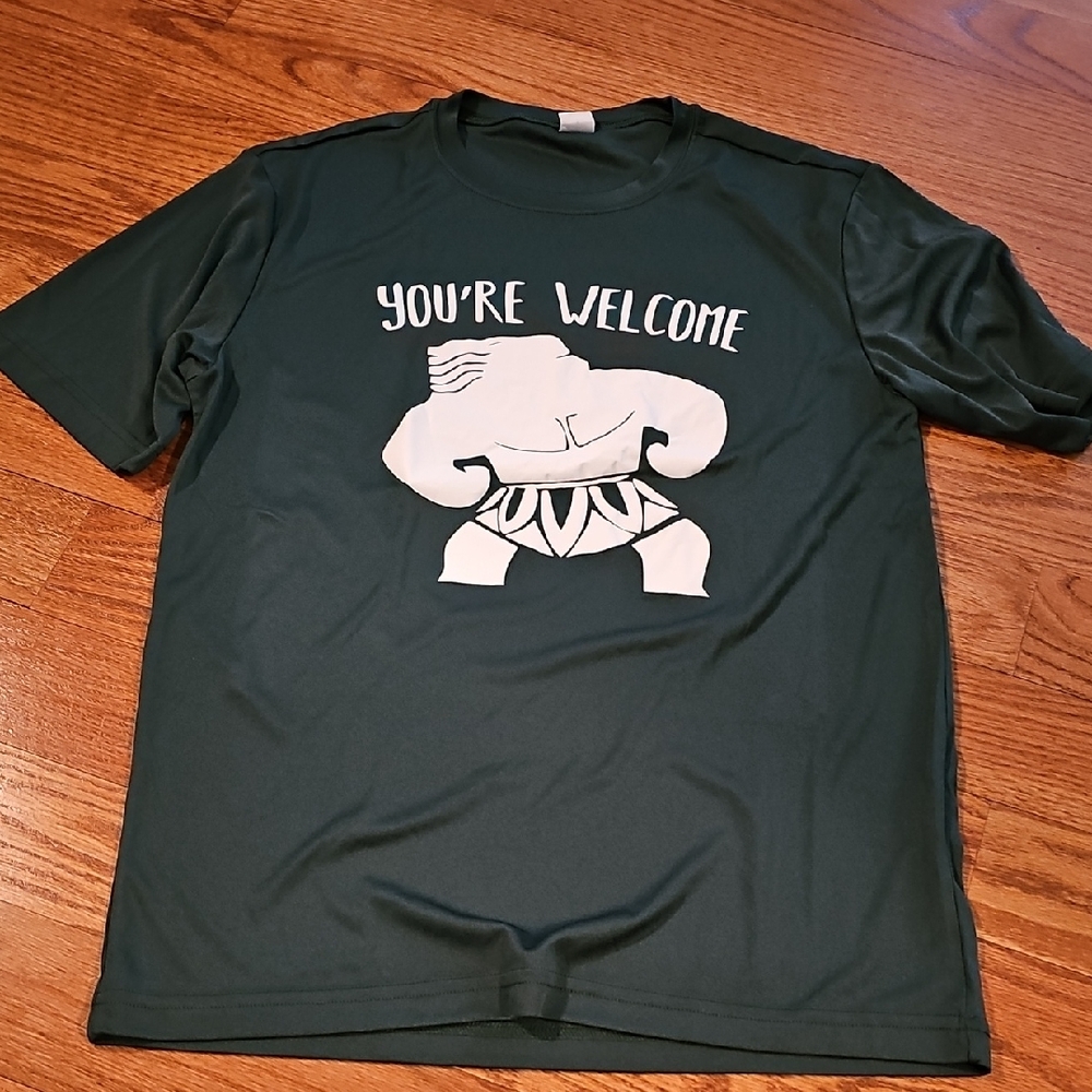 Disney Moana theme Dark Green Dri Fit T-Shirt